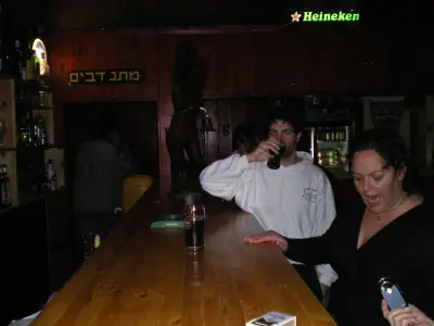 At the "Matan Dvash" bar